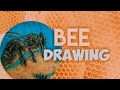 Bee realistic drawing4