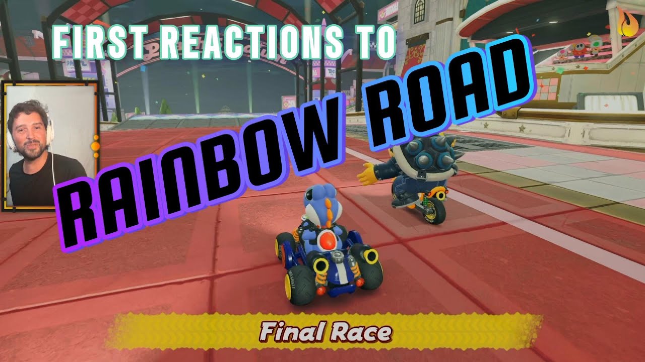 RAINBOW ROAD First Look Reactions! - Mario Kart World