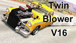 The 1900HP V16 Swapped Taxi Cab! BeamNG. Drive