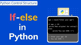 If Else in Python | Python Tutorial - Day #11