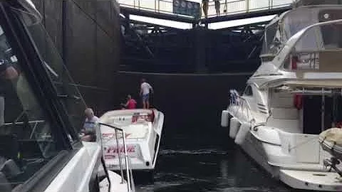 Trent/Severn Waterway, Swift rapids, lock 43