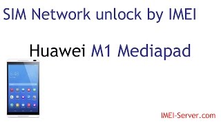 Unlock Huawei Mediapad m1 Velcom Belarus screenshot 2