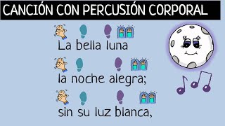 Video thumbnail of "PERCUSIÓN CORPORAL FÁCIL (COMPÁS, ACENTO Y PULSO)"