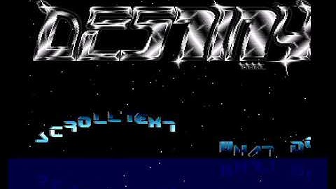 Amiga Intro : DYCP Scroller - Slimy Intro / Destiny (1991) (HD 50 fps)