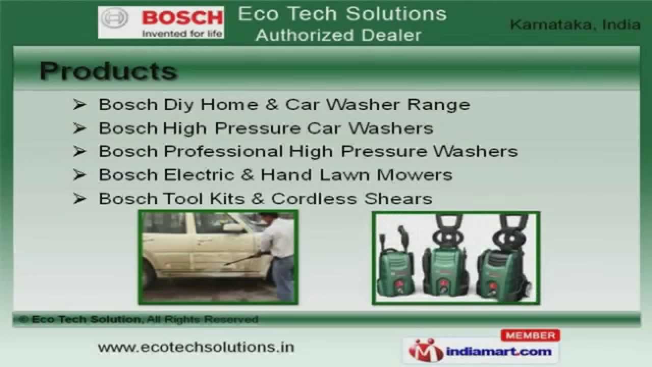 Bosch High Pressure Washer Lawn Mower By Eco Tech Solution