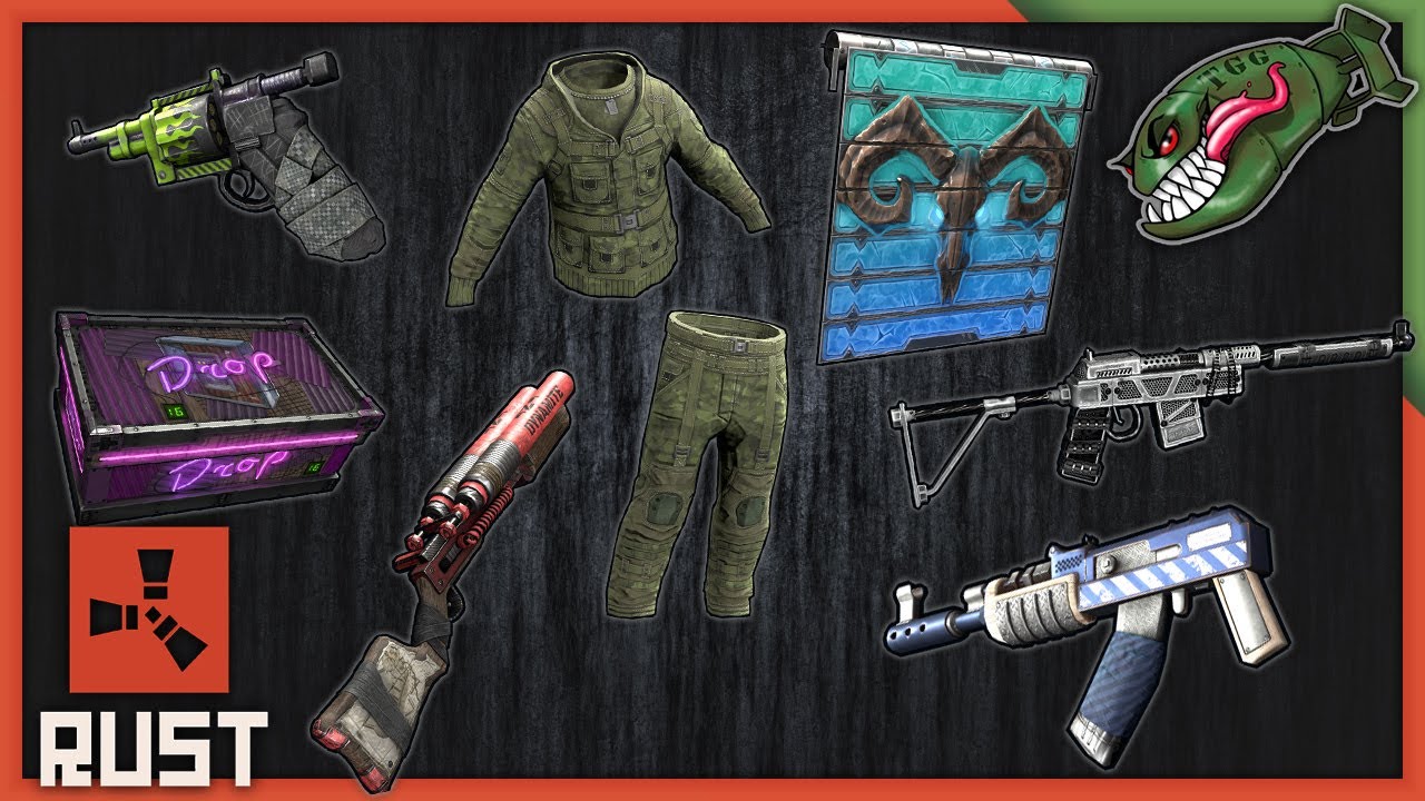 Rust Skins | Forest Raider Set, Zenlabs AR, Glacial Garage Door, Neon ...