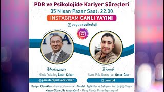 #pdr #psikoloji #kariyer “PDR ve Psikolojide Kariyer Süreçleri” Instagram Canlı Yayını