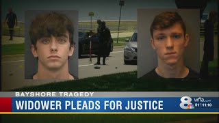 Widower pleads for justice for teens accused of street racing crash that killed his wife and toddler