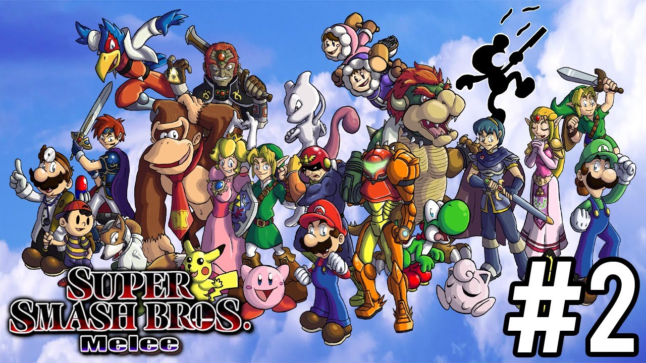 Let's Play : Super Smash Bros. Melee/Classic : Episode 2 - Me+Link=Suck