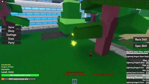 Lightning Dragon Slayer Magic showcase in Project XL