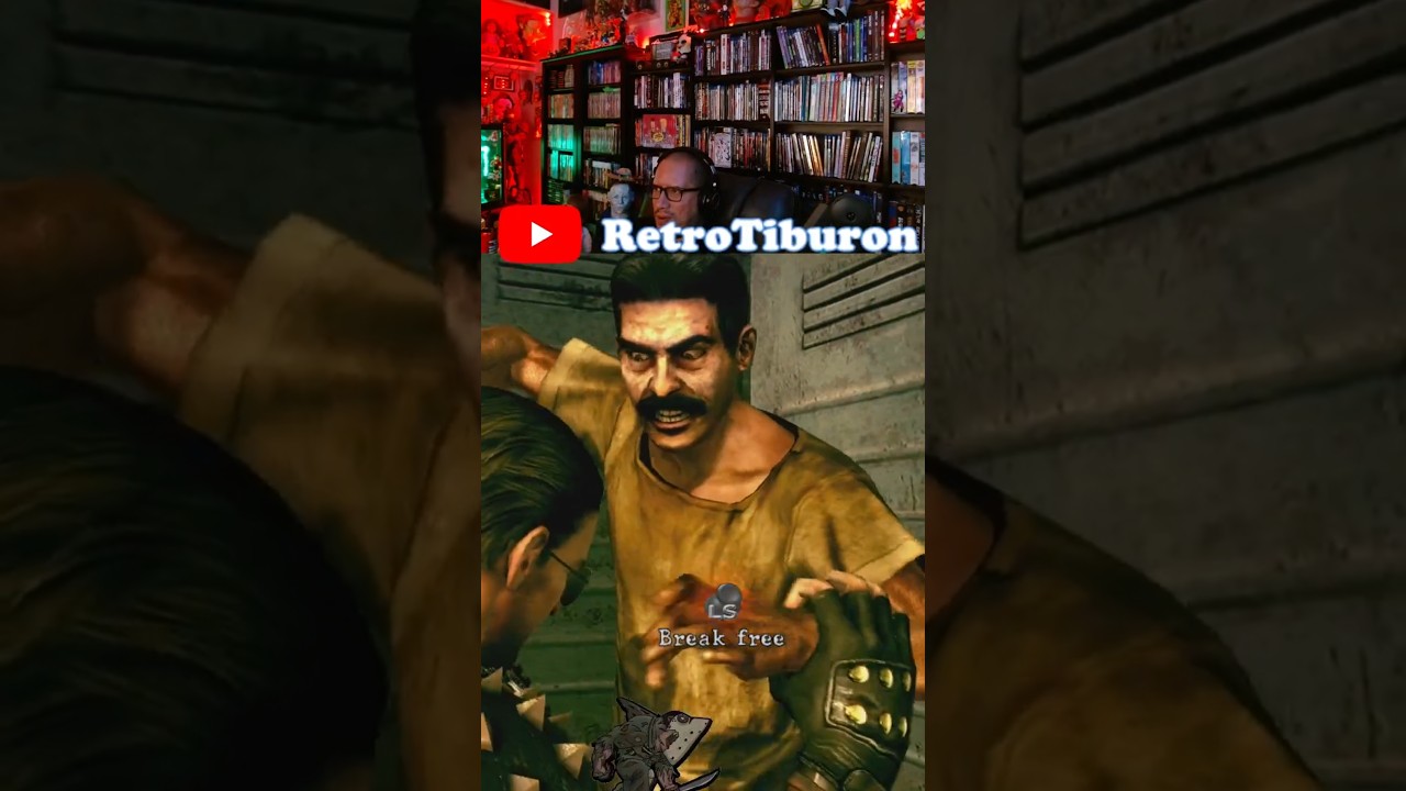 Borat is NOT very nice! #horrorgaming #residentevil5 #re5