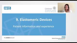 Elastomeric Devices: patient information and experience
