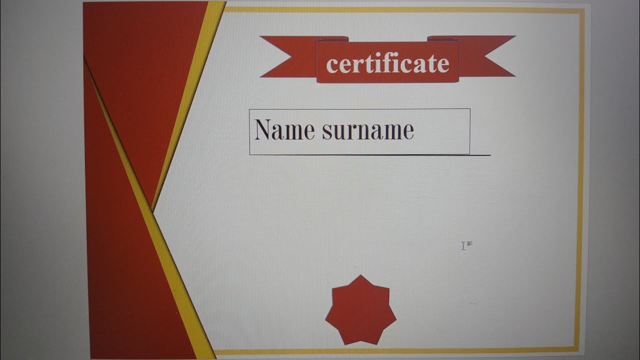 څنګه کولې شو ورډ پروګرام کې ښايسته تصدیق نامه ډيزاين کړو.How to design a certificate in word program