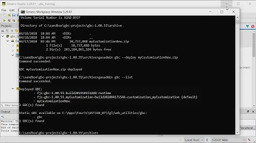 Deploy GBC with gasadmin