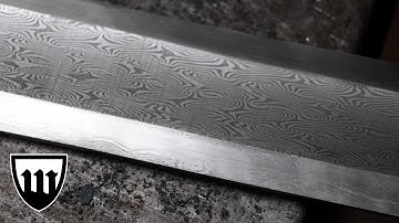 Forging a multibar viking sword, part 1, forging the blade.