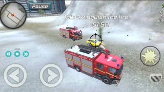 Fire Engine Driving Simulator - Grand Action Simulator - New York Car Gang screenshot 5