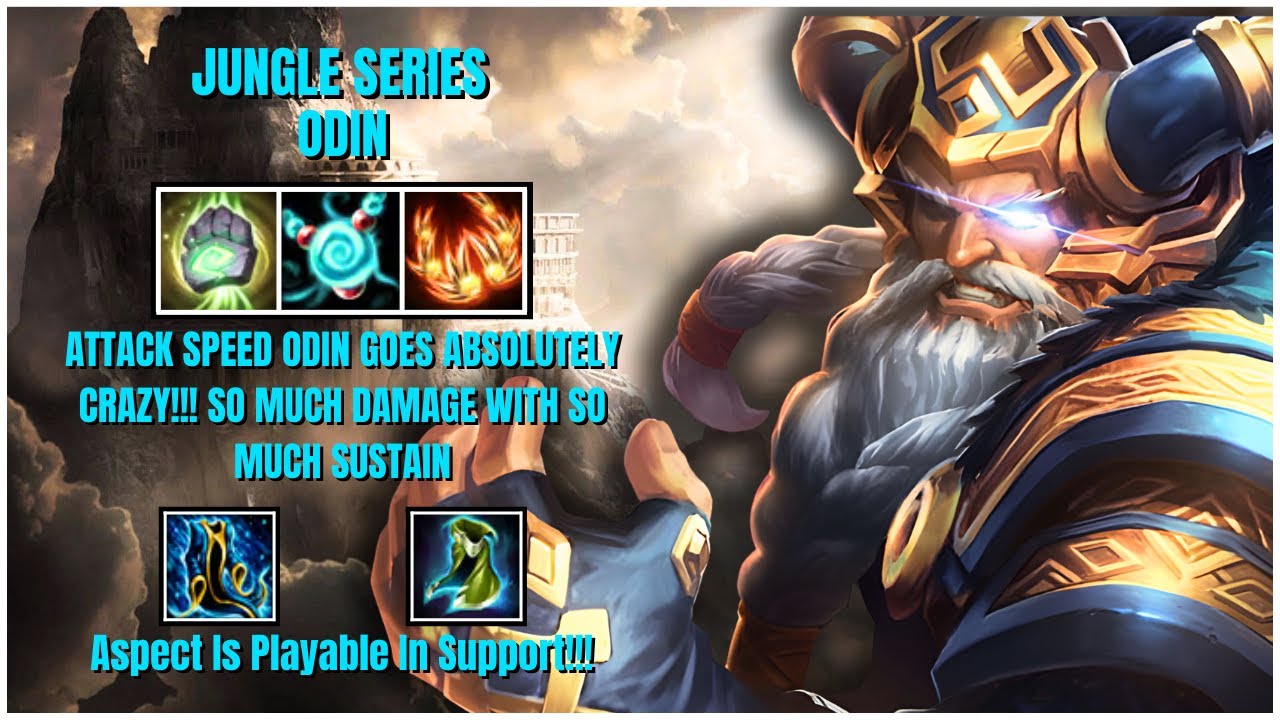 Odin Jungle Series || Attack Speed Odin Goes Absolutely Crazy!!! Damage ...
