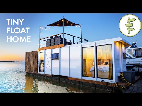 Video: Tiny House Lovers va tremura peste această casă plutitoare din Vancouver