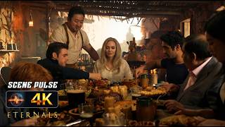 The Eternals Dinner Scene  The Eternals (2021) [4K] - ScenePulse