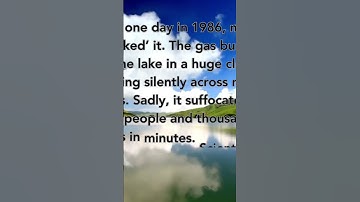 “Not all lakes are peaceful… some can literally EXPLODE 💥😱#FunFact #ScienceIsCool #MindBlown