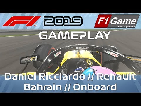 F1 2019 Gameplay // Daniel Ricciardo // Renault // Bahrain // Onboard