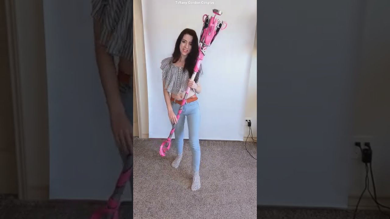 Weapons I've made Part 23: Pink Mercy Staff from Overwatch #cosplay #gaming #overwatch