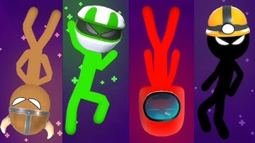 The stickman Party 1 2 3 4 Random Minigames UPDATE Gameplay 2022