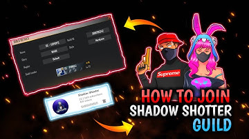 HOW TO JOIN V BADGE YOUTUBER GUILD //JOIN @ShadowShooter  GUILD//YOUTUBERS की Guild कैसे Join करे