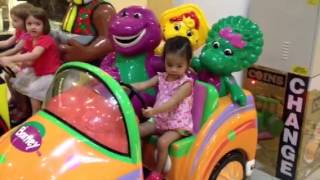Aliana Riding Barney Toy Car