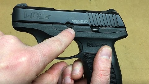 Ruger LC9s Pro Disassembly