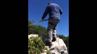 Dale Musser Rappelling (08/13/14) - Video 1