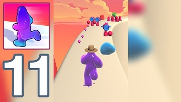 Blob Runner 3D All Levels Gameplay Walkthrough Part 11 (Android/iOS)