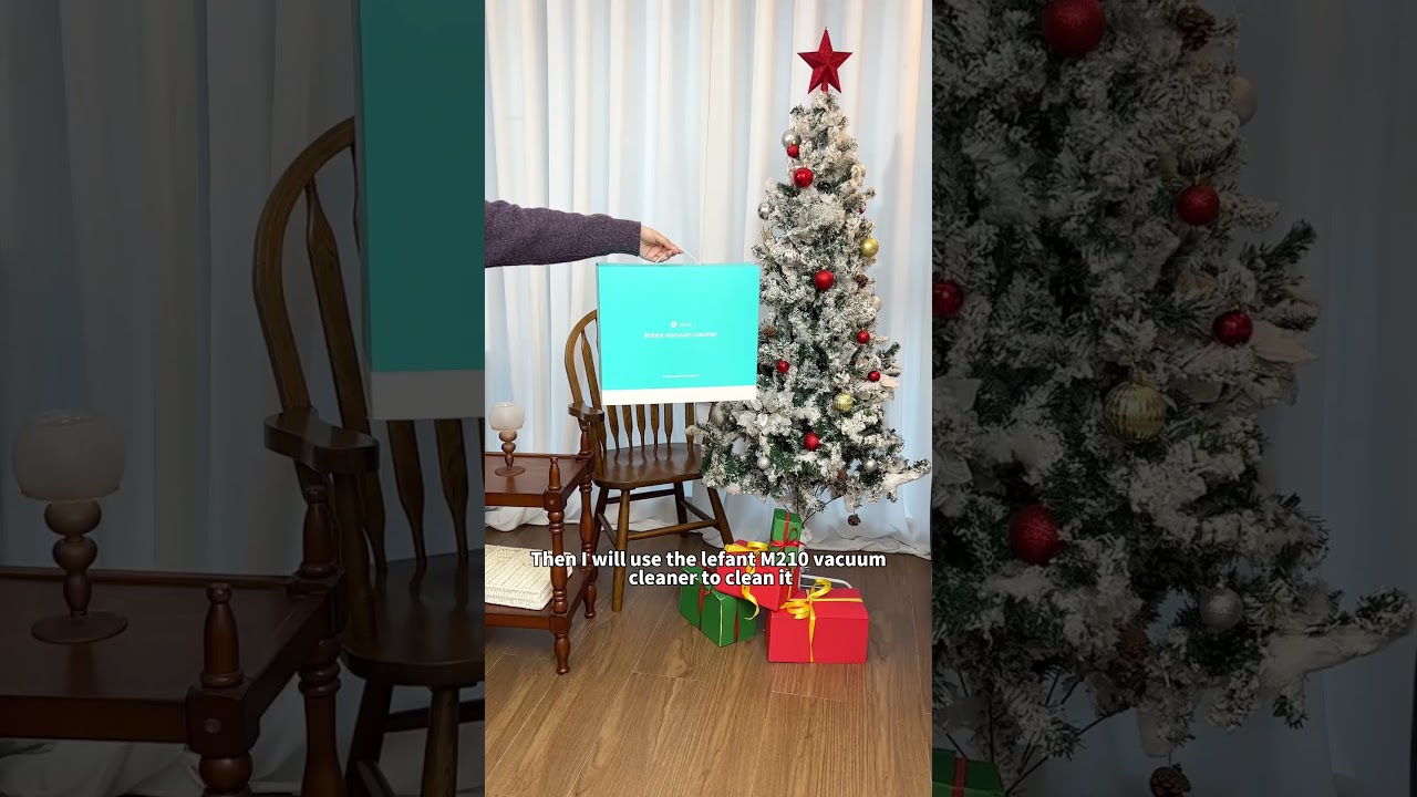 Bring a Christmas breeze to your home with our robot vacuum 