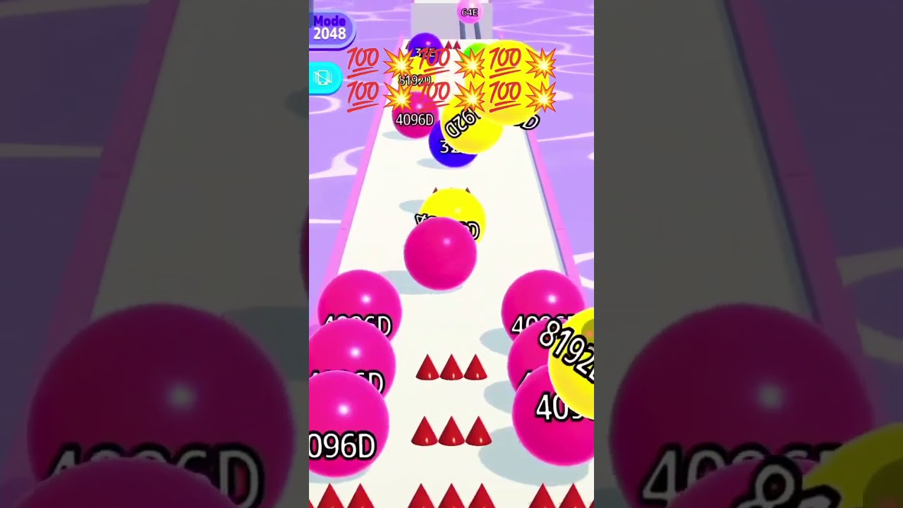 Ball Run 2048 - Gameplay Walkthrough Part 963C Infinity Mode New Best Record 4096AN (iOS, Android)