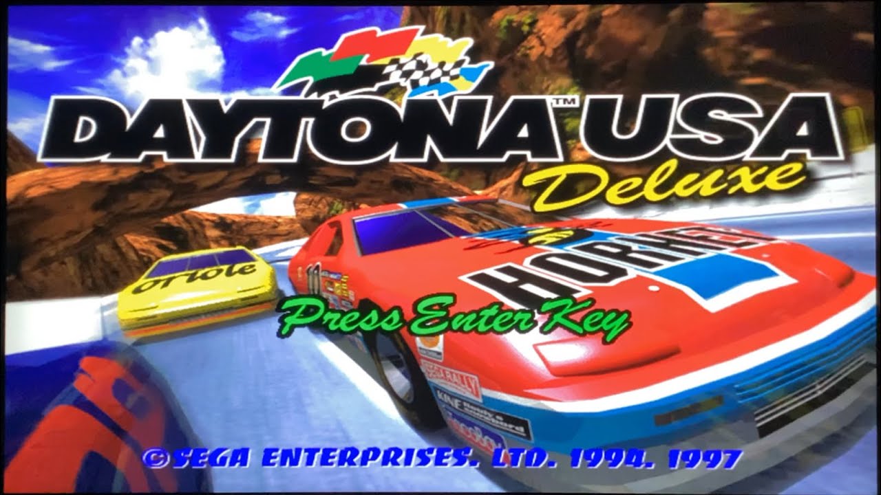 Daytona USA Deluxe PC (1997) - YouTube