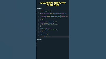 JavaScript Coding Challenge - Tricky Event Loop! #javascript  #coding  #shorts