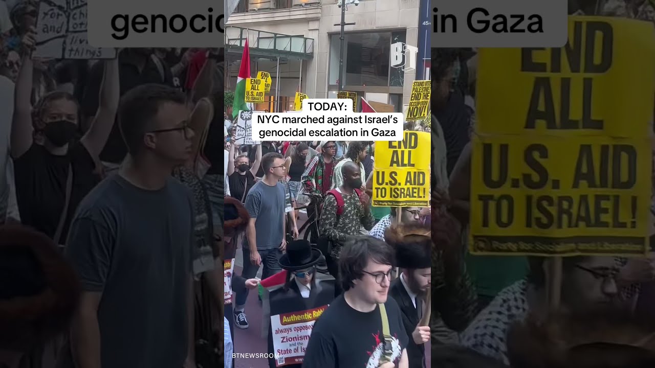 TODAY NYC Marched Against Israel S Genocidal Escalation In Gaza