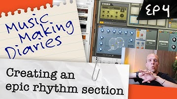 Creating an epic rhythm section - Music Making Diaries Simon Peyron Ep 4