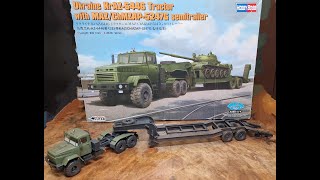 Hobbyboss - Ukraine KrAZ-6446 Tractor w.MAZ/ChMZAP- 5247G semitrailer