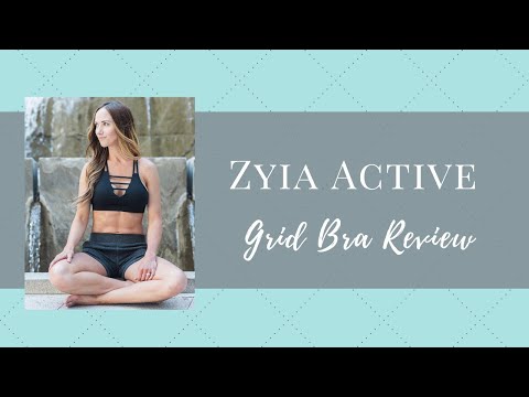 ZYIA Grid Bra Product Review 