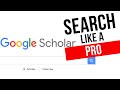 How to use google scholar like a pro  a comprehensive guide to using google scholar to search