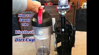 How To Empty The Dirt Cup On The Dirt Devil Power MAX XL Vacuum Cleaner