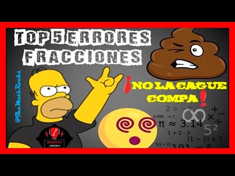 Aprende ÁLGEBRA desde CERO, ERRORES comunes con FRACCIONES ❌