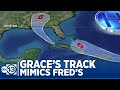 Tropical Storm Grace forms, follows in Fred's footsteps