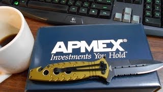 Silver unboxing from APMEX May 2014
