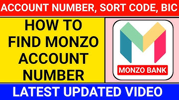 how to check monzo account number | how to find sort code and account number monzo |