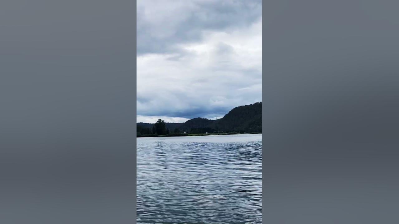 A river’s song beneath the clouds ☁️ #nature #music #relaxingmusic #viral #cloud #trending