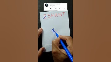 Ishant Name logo design #creative #logodesign #shorts