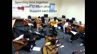 Video thumbnail of "Yek Lai Xiang (Fragrance of the Night) - Guitar Ensemble"