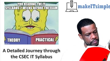 CSEC IT: A detailed look at the entire CSEC IT Syllabus | Free download of syllabus